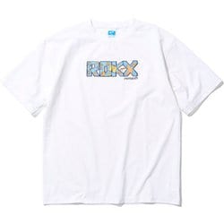 スピリットロゴTシャツ コラボ POP FIRE メンズ カットソー WHITE（R01） XLサイズ RXMS254212
