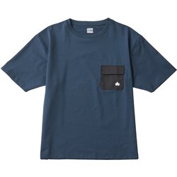 DRYジャージビッグTシャツ メンズ カットソー サックス Mサイズ 35501113