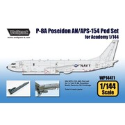 WOLWP14411 1/144 P-8A ポセイドン用 AN/APS-154 AASポッドセット （アカデミー用） [プラモデル用パーツ]
