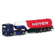 HE318136 1/87 MAN TGS TN ガソリンタンクセミトレーラートラック Hoyer [コレクションミニカー]