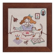 833 [コスモ（COSMO） ねこと暮らす毎日 刺しゅうキット SEWING]