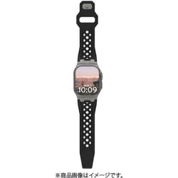 Apple Watch 49/46/45/44mm用 MONARCH ストラップ ブラック/チタン UAG-RAWLP-BK/TI