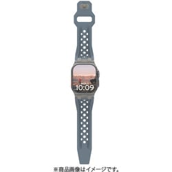 Apple Watch 49/46/45/44mm用 MONARCH ストラップ ブルー/チタン UAG-RAWLP-BL/TI