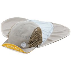 フレスコ ロング シェード キャップ ユニセックス キャップ ベージュ BC004