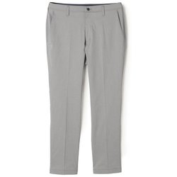 裾上げ不要ですぐ履ける ストレッチ らくQパンツ テーパードノータック コットンライク（グレー/LL） 25SLWPT12