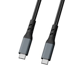 Type-C to Type-Cケーブル DisplayPort Altモード対応 USB3.2 Gen2 1m ブラック FUSB-CCAP110BK