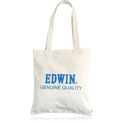 22269319 [EDWIN 0411524 ブルーロゴ トートバッグ OFF WHITE]