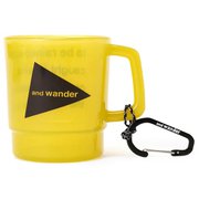 and wander logo PP mug マグカップ yellow（060） 5744987701