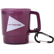 and wander logo PP mug マグカップ purple(080) 5744987701
