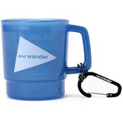 and wander logo PP mug マグカップ blue（110） 5744987701