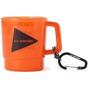 and wander logo PP mug マグカップ orange（150） 5744987701