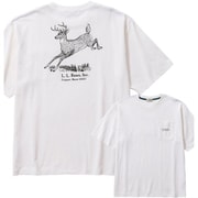 モリル ショートスリーブ アニマル グラフィック ティ メンズ カットソー Deer Mサイズ 5275-0043