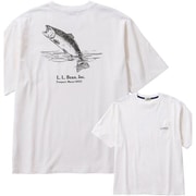 モリル ショートスリーブ アニマル グラフィック ティ メンズ カットソー Trout Lサイズ 5275-0043