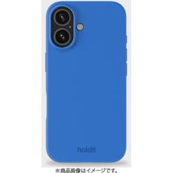 ソフトタッチシリコーンケース iPhone 16用 Sky Blue 16705