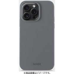 ソフトタッチシリコーンケース iPhone 15 Pro用 SpaceGray 16342