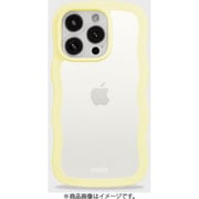 Wavy Case 背面クリア耐衝撃 iPhone 15 Pro Max用 ケース Lemonade/Transparent 16645