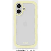 Wavy Case 背面クリア耐衝撃 iPhone 16用 ケース Lemonade/Transparent 16641