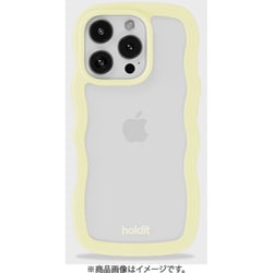 Wavy Case 背面クリア耐衝撃 iPhone 16 Pro Max用 ケース Lemonade/Transparent 16644