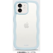 Wavy Case 背面クリア耐衝撃 iPhone 12/12 Pro用 ケース Mineral Blue/Transparent 16635