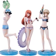 STEINS；GATE 牧瀬紅莉栖 & 椎名まゆり & 阿万音鈴羽 水着Ver. セット [塗装済完成品フィギュア 1/7スケール]