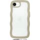 Wavy Case for iPhone 16e greige UNI-CSIP25S-5WCGG