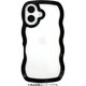 Wavy Case for iPhone 16 black UNI-CSIP24M-5WCBK