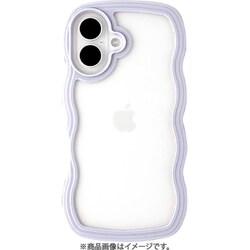 Wavy Case for iPhone 16 purple UNI-CSIP24M-5WCPU