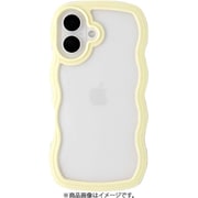 Wavy Case for iPhone 16 yellow UNI-CSIP24M-5WCYE