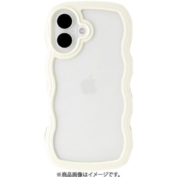 Wavy Case for iPhone 16 ivory UNI-CSIP24M-5WCIV