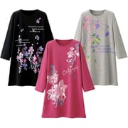 961390006 吸水速乾プリント7分袖Tシャツ3色組 5Lサイズ 3P fr961390
