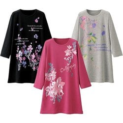 961390001 吸水速乾プリント7分袖Tシャツ3色組 Mサイズ 3P fr961390