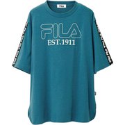 961427009 汗に負けない!大人のロゴTシャツ LLサイズ ブルー fr961427