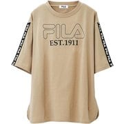 961427004 汗に負けない!大人のロゴTシャツ Mサイズ ベージュ fr961427