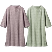 961557003 涼やか綿混ジャカードチュニック2色組 LLサイズ 2P fr961557