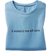 961772009 大人の程ゆるシルエットロゴTシャツ LLサイズ ブルー fr961772