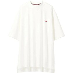 961779003 綿100％ワンポイントTシャツ LLサイズ オフホワイト fr961779