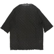 GCS0738 ストレッチレース5分袖プルオーバー Mサイズ ブラック gllacepullover