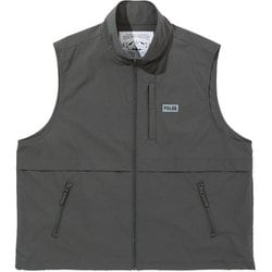 SHIRRING NYLON VEST メンズ ベスト GRAY Mサイズ 251MCV0002