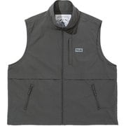 SHIRRING NYLON VEST メンズ ベスト GRAY Lサイズ 251MCV0002