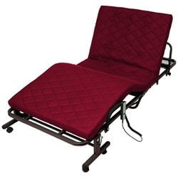 電動メッシュキルトベッド ワインレッド TAN-887WR