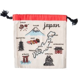 KPO ポーチ 巾着 JAPAN-RD