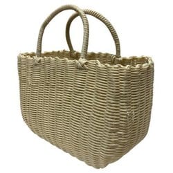 4009557-02 プラリュクス かごバッグ プラスチックバッグ ベージュ plaluxebbag