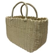 4009557-02 プラリュクス かごバッグ プラスチックバッグ ベージュ plaluxebbag