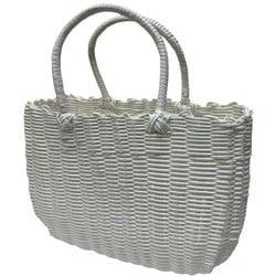 4009557-01 プラリュクス かごバッグ プラスチックバッグ ホワイト plaluxebbag