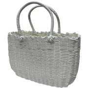 4009557-01 プラリュクス かごバッグ プラスチックバッグ ホワイト plaluxebbag