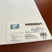 伊勢和紙Art 白銀 A3 10枚 kh180A3