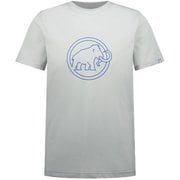 QD ロゴ プリント Tシャツ アジアンフィット メンズ カットソー silver sage PRT4(1298) XXLサイズ(日本:3XLサイズ) 1017-02012