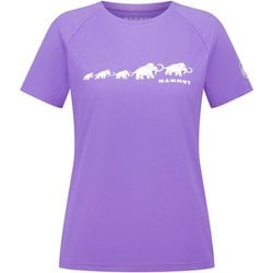 QD ロゴ プリント Tシャツ アジアンフィット レディース カットソー lavandin PRT3（6440） Mサイズ（日本：Lサイズ） 1017-02022