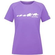 QD ロゴ プリント Tシャツ アジアンフィット レディース カットソー lavandin PRT3(6440) Mサイズ(日本:Lサイズ) 1017-02022