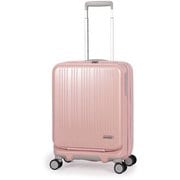 スーツケース MAXBOX(マックスボックス) 拡張タイプ 旅行日数目安:3~4泊 38L/拡張時44L フロントオープンキャリー TSAロック搭載 MX-8011-18W マットバーンコーラル